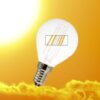 BioLicht LED-Lampen Pure-Z-Neo, MiniGlobe E14, 3 W Matt
