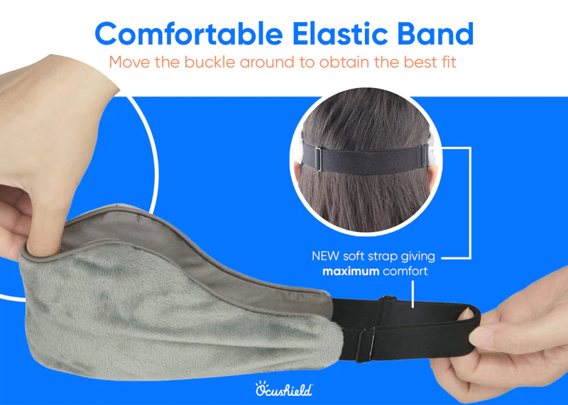 BioEnergy - Bamboo-weighted-sleep-eye-mask-comfortable-elastic-adjustable-band - Ocushield