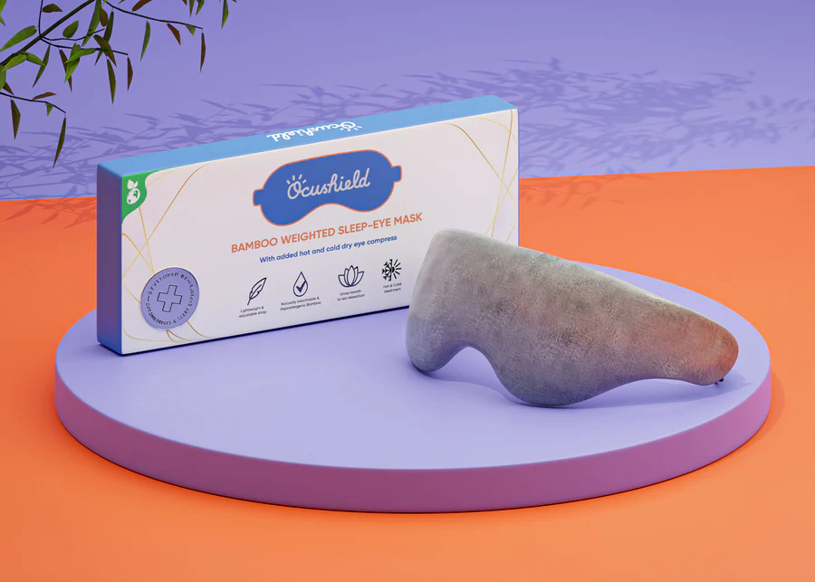 BioEnergy - Bamboo-weighted-sleep-eye-mask-improve-your-sleep - Ocushield