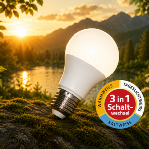BioLicht Pure-Z-Neo E27, 9W Tricolor