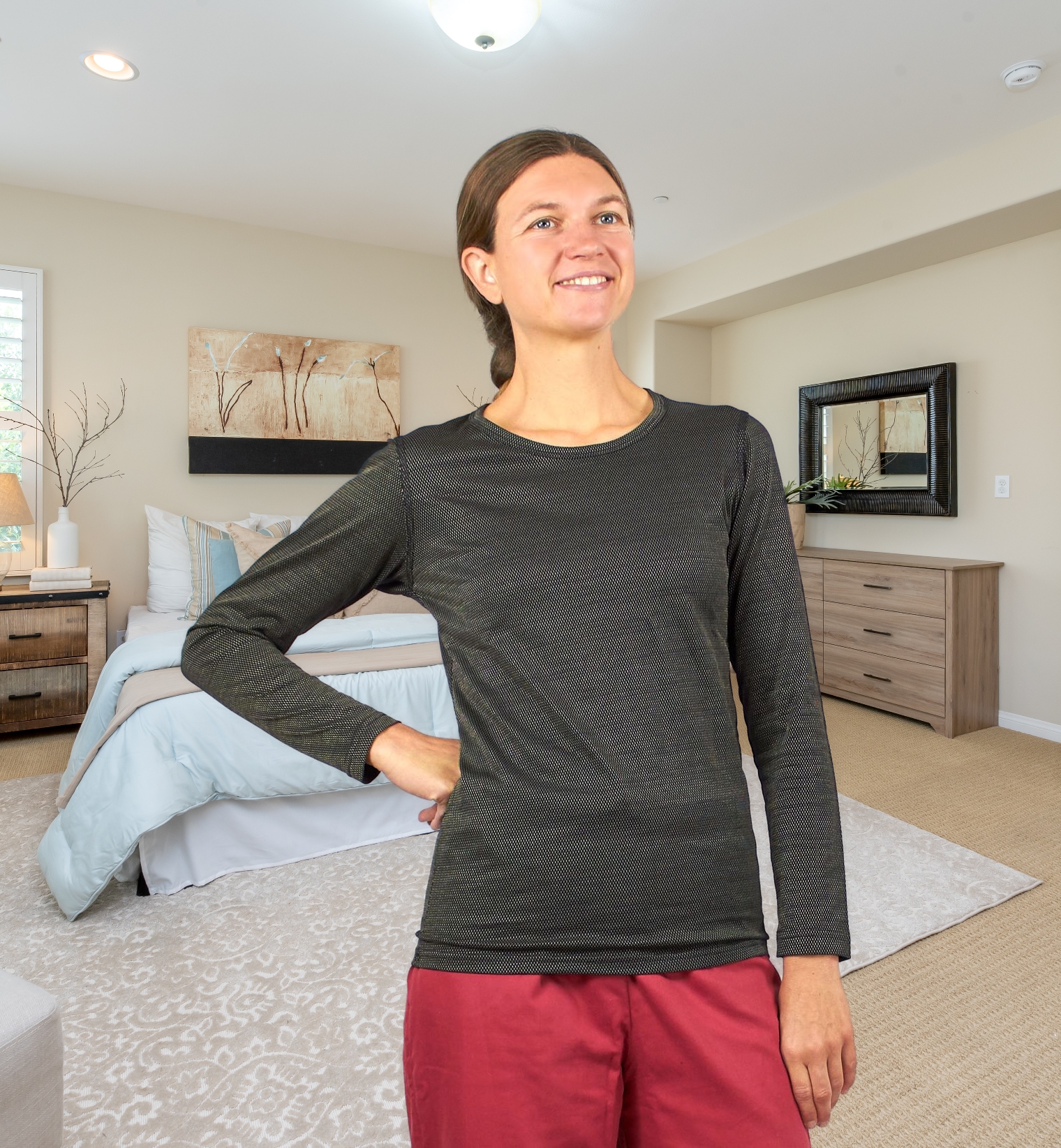 BioEnergy - amen Unterhemd Schwarz 2 - Marker WaveSafe)-Cutter