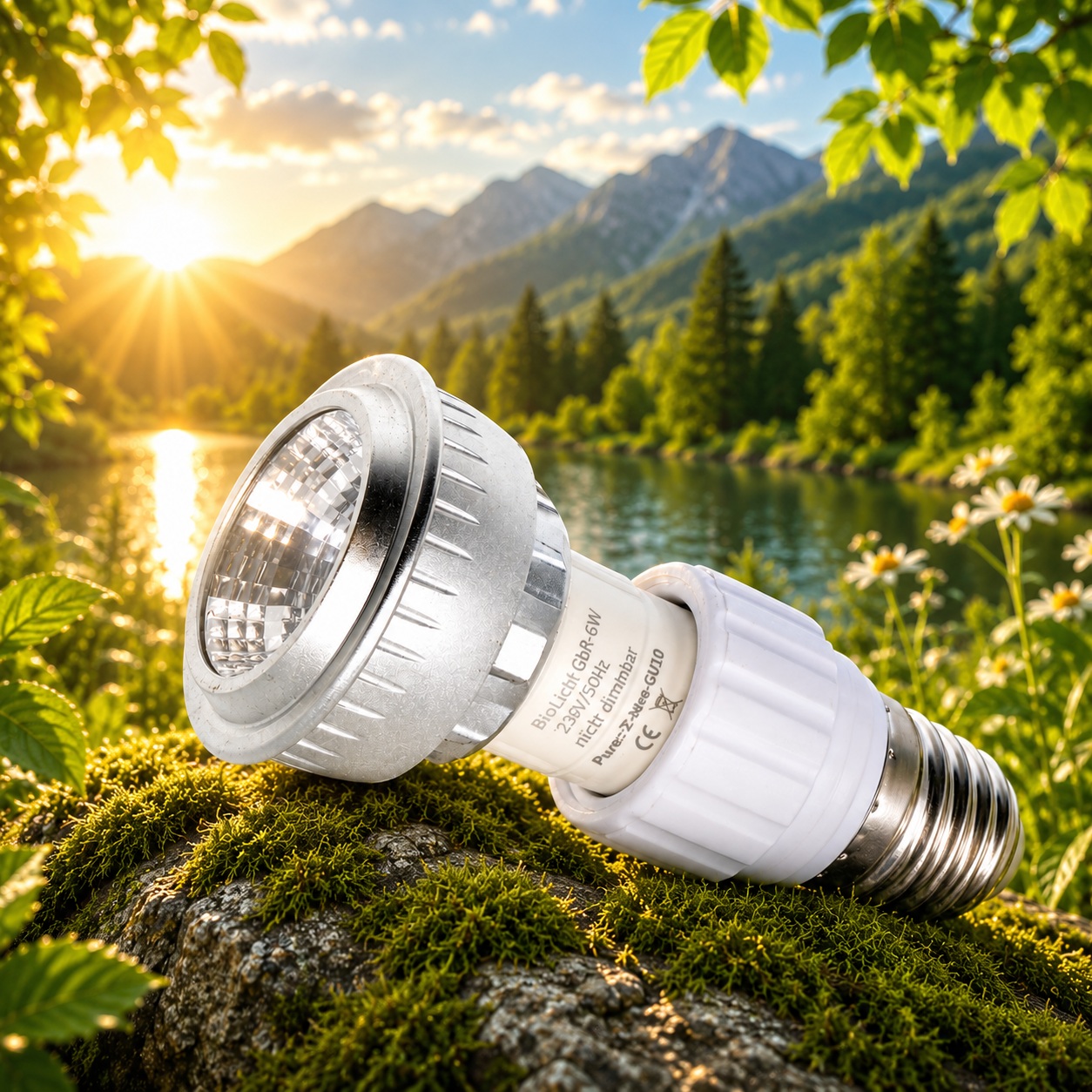 BioEnergy - BioLicht GU10 mit E27 Adapter - 1