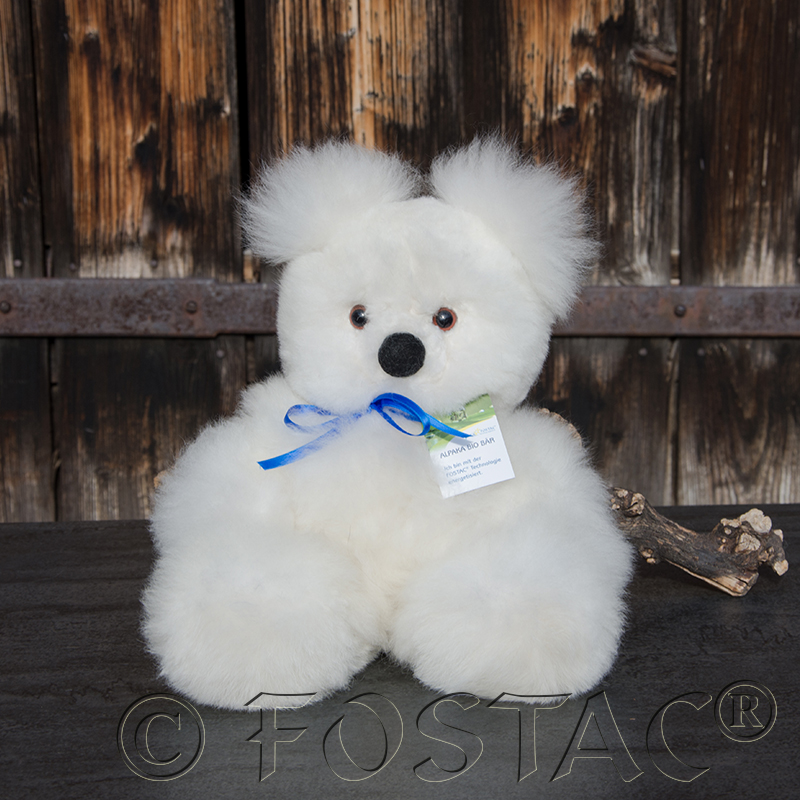BioEnergy - FOSTAC - Alpaka Bär 35 cm Weiss - 1