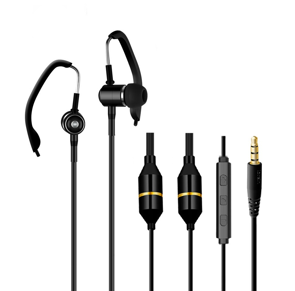 BioEnergy - FC18 - Black - 01 Strahlungsarme Kopfhörer für gesundes Hören ohne Elektrosmog