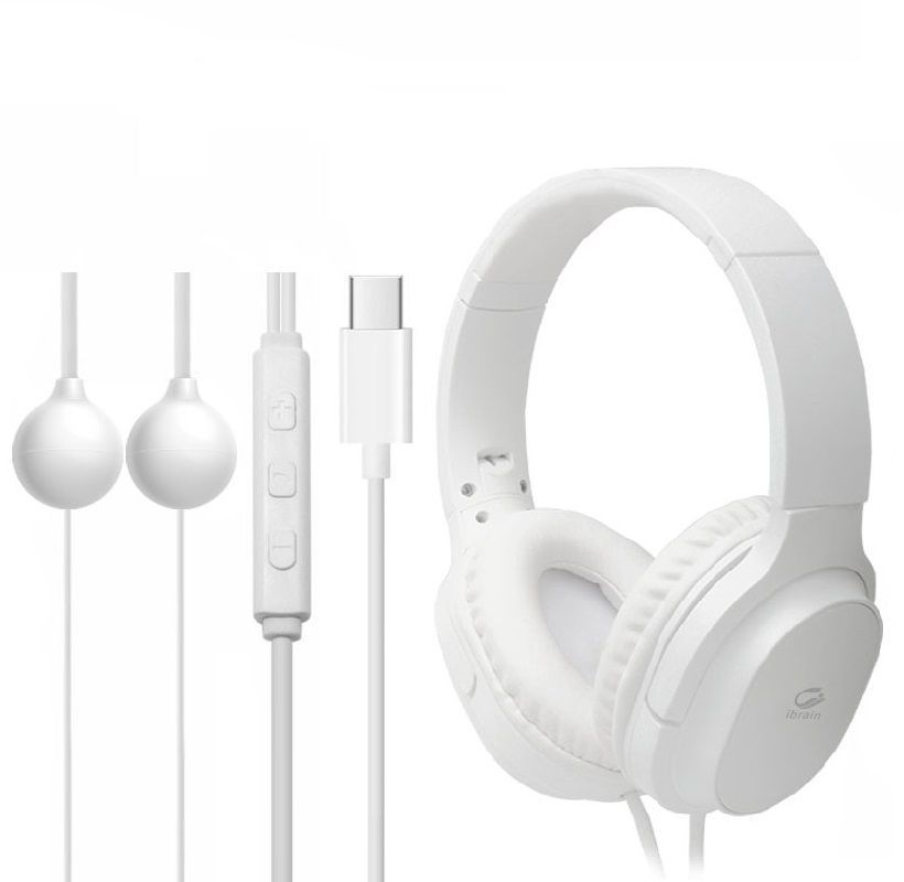 BioEnergy - FC08-C White - 1 Strahlungsarme Kopfhörer für gesundes Hören ohne Elektrosmog