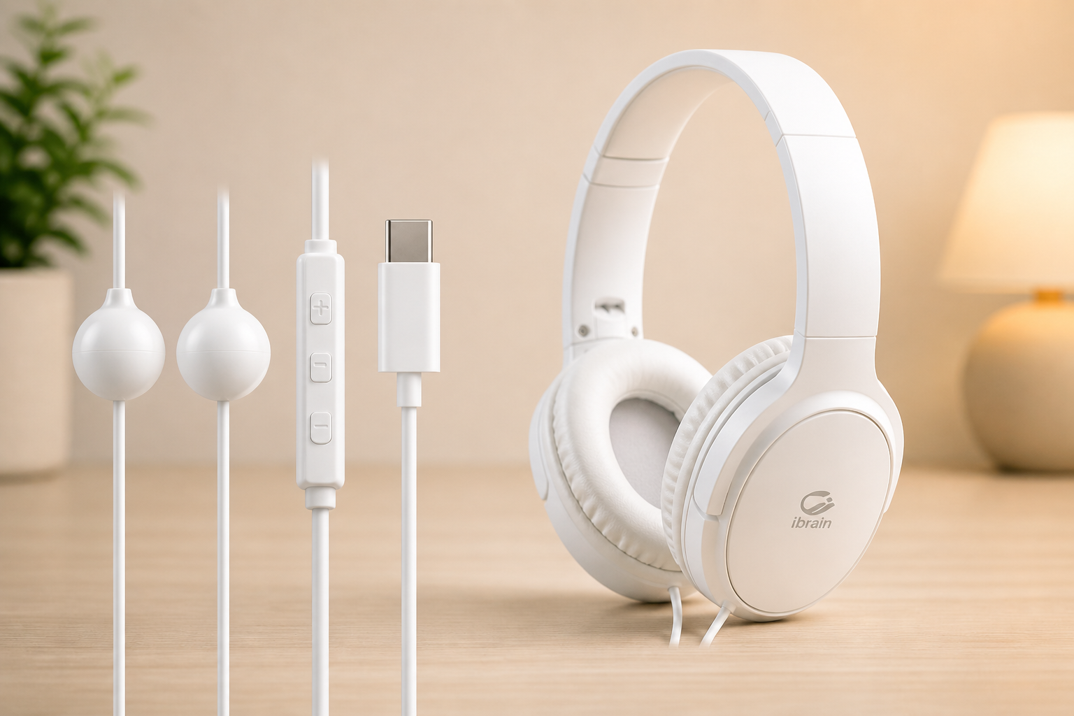 BioEnergy - Headset FC-08 USB-C White - 1
